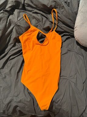 ALIX NYC Bright Orange One-Piece Swimwear